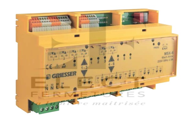 BOITIER DE COMMANDE 6 MOTEURS  KNX GRIESSER SUISSE (DELAI D'APPROVISIONNEMENT 1 SEMAINE ) Tous les produits Griesser